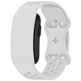 EIDERWOOD Garmin CIRQA Smart Band Silikone Urrem med Ventilationshuller - Gråhvid