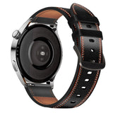 Universal Smartwatch Kunstlæder Rem 22mm - Sort