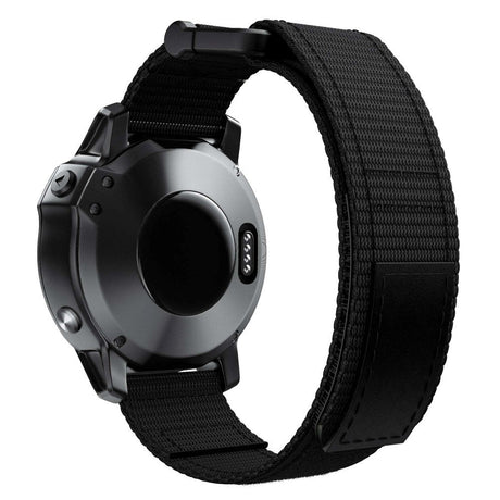 Universal Garmin 26mm Nylon Rem m. Velcro - Sort