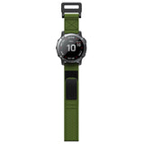 Universal Garmin 26mm Nylon Rem m. Velcro - Grøn