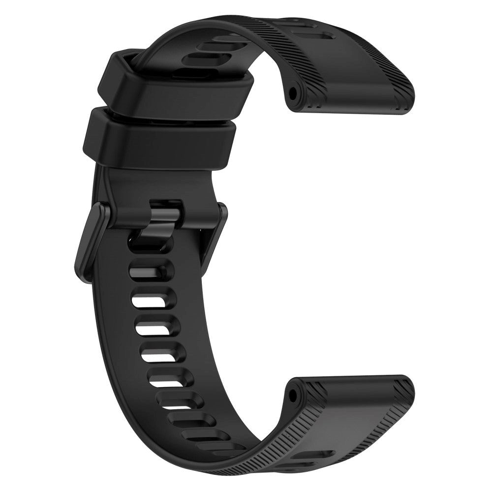 Garmin Rem 22mm Silikone Rillet - Sort