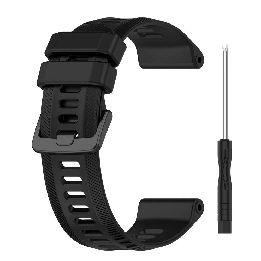 Garmin Rem 22mm Silikone Rillet - Sort