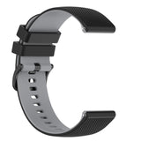 Smartwatch Silikone Rem (22mm) Gitter - Sort / Grå