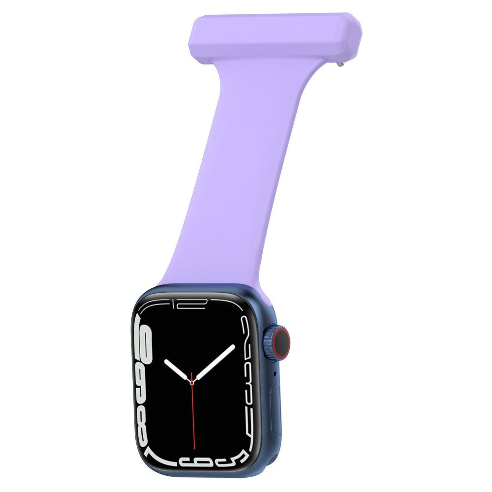 Apple Watch (38/40/SE/41/42mm) Silikone Sygepleje Urrem - Lilla