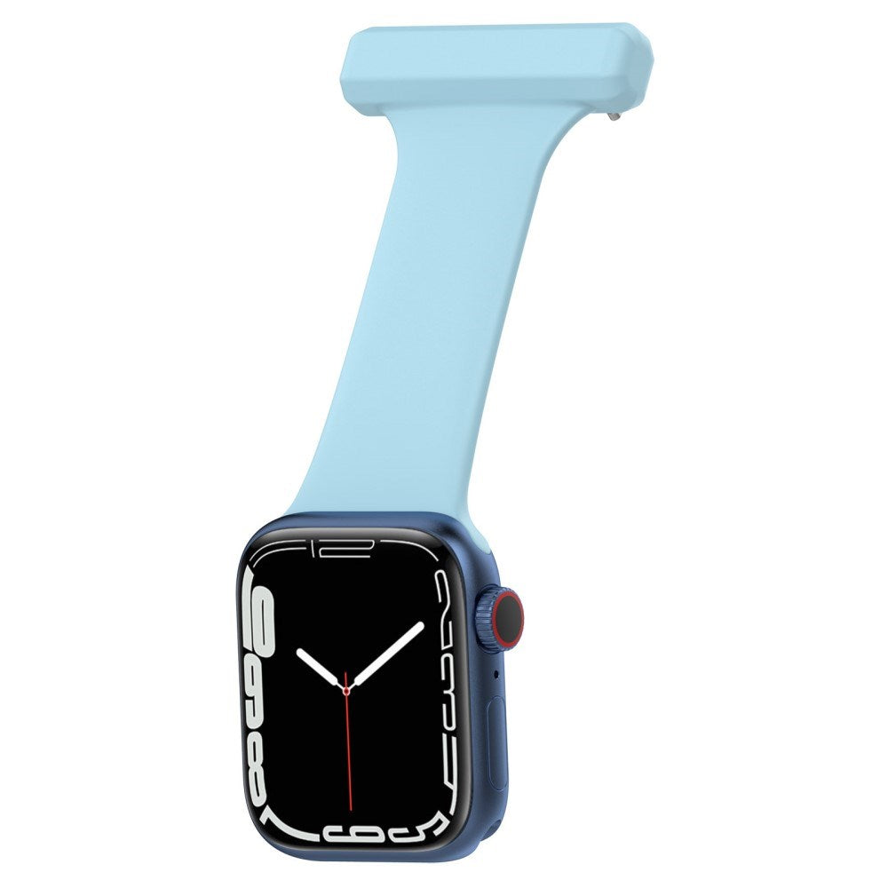 Apple Watch (38/40/SE/41/42mm) Silikone Sygepleje Urrem - Blå