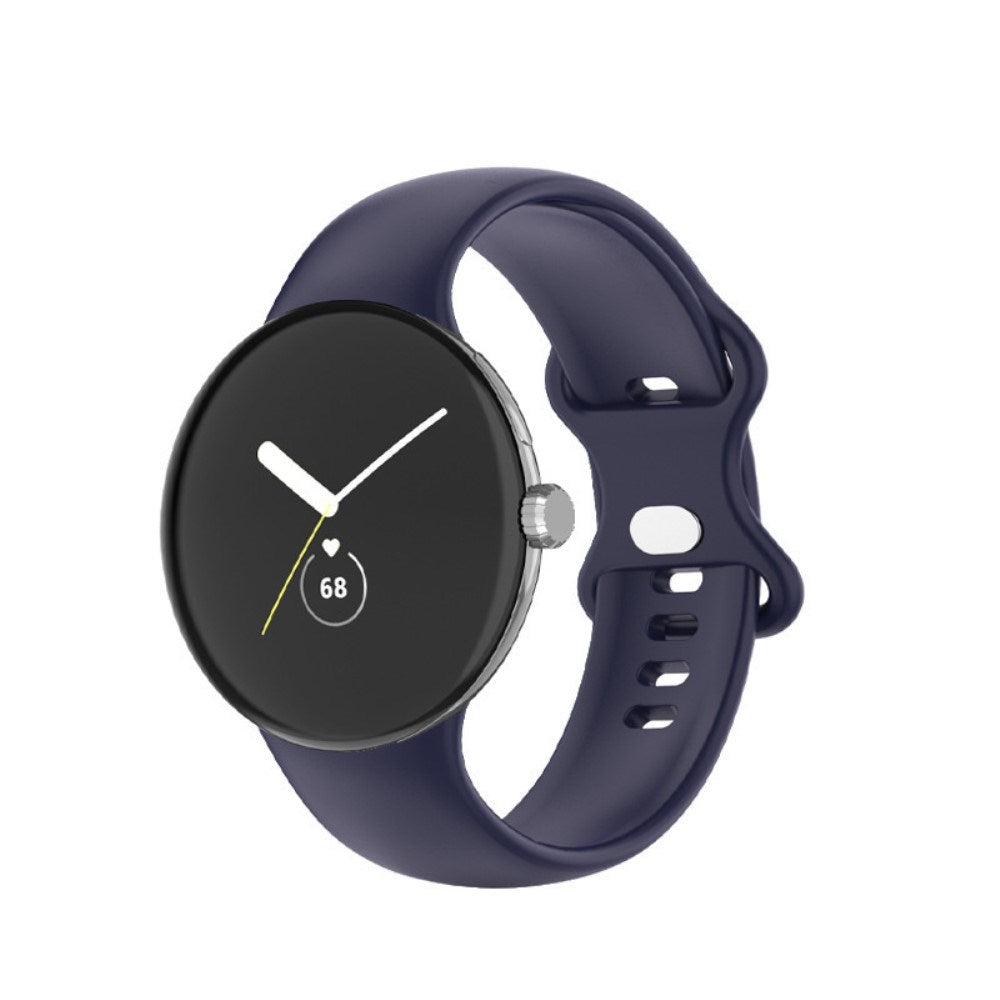 EIDERWOOD Google Pixel Watch 1 / 2 / 3 Silikone Smartwatch Rem - Mørkeblå