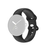 EIDERWOOD Google Pixel Watch 1 / 2 / 3 Silikone Smartwatch Rem - Sort