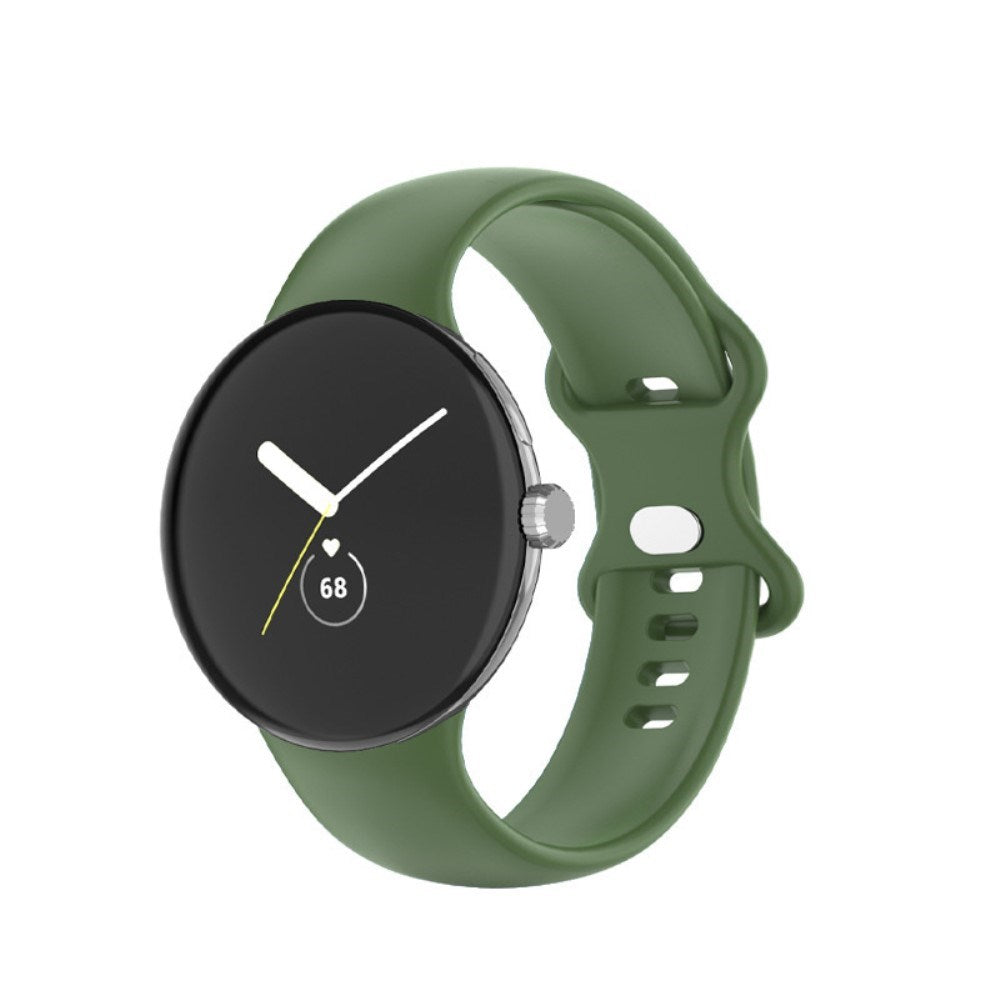 EIDERWOOD Google Pixel Watch 1 / 2 / 3 Silikone Smartwatch Rem - Grøn