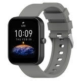 Universal Silikone Smartwatch Urrem (20mm) m. Metal Spænde - Grå