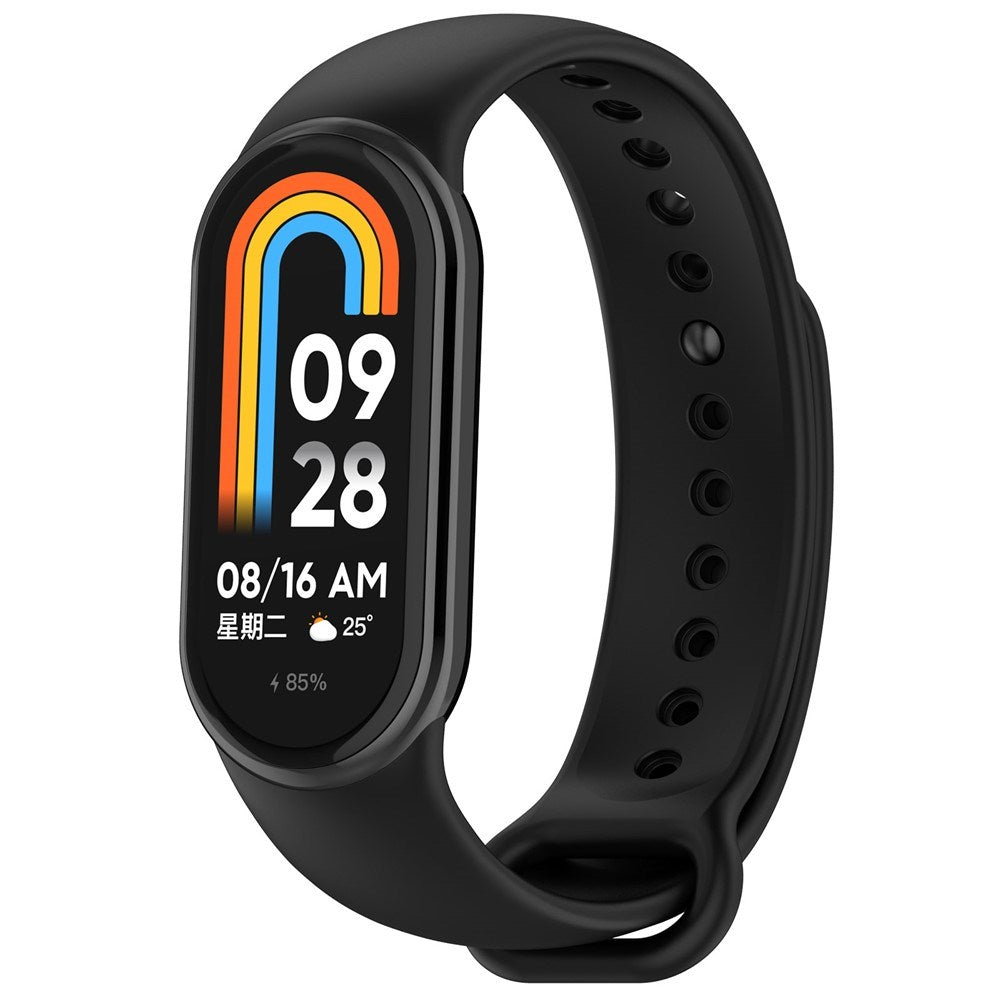 Xiaomi Smart Band 10 / 9 / 8 / NFC Silikonerem - Sort