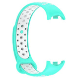 Xiaomi Smart Band 10 / 9 / 8 / NFC Silikone Urrem - Turkis / Hvid