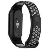 Xiaomi Smart Band 10 / 9 / 8 / NFC Silikone Urrem - Sort / Grå