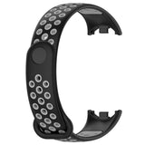 Xiaomi Smart Band 10 / 9 / 8 / NFC Silikone Urrem - Sort / Grå