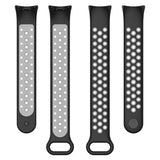 Xiaomi Smart Band 10 / 9 / 8 / NFC Silikone Urrem - Sort / Grå