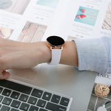 Huawei Watch GT 4 (41mm) / Garmin Venu 3S (18mm) Silikone Urrem - Gul