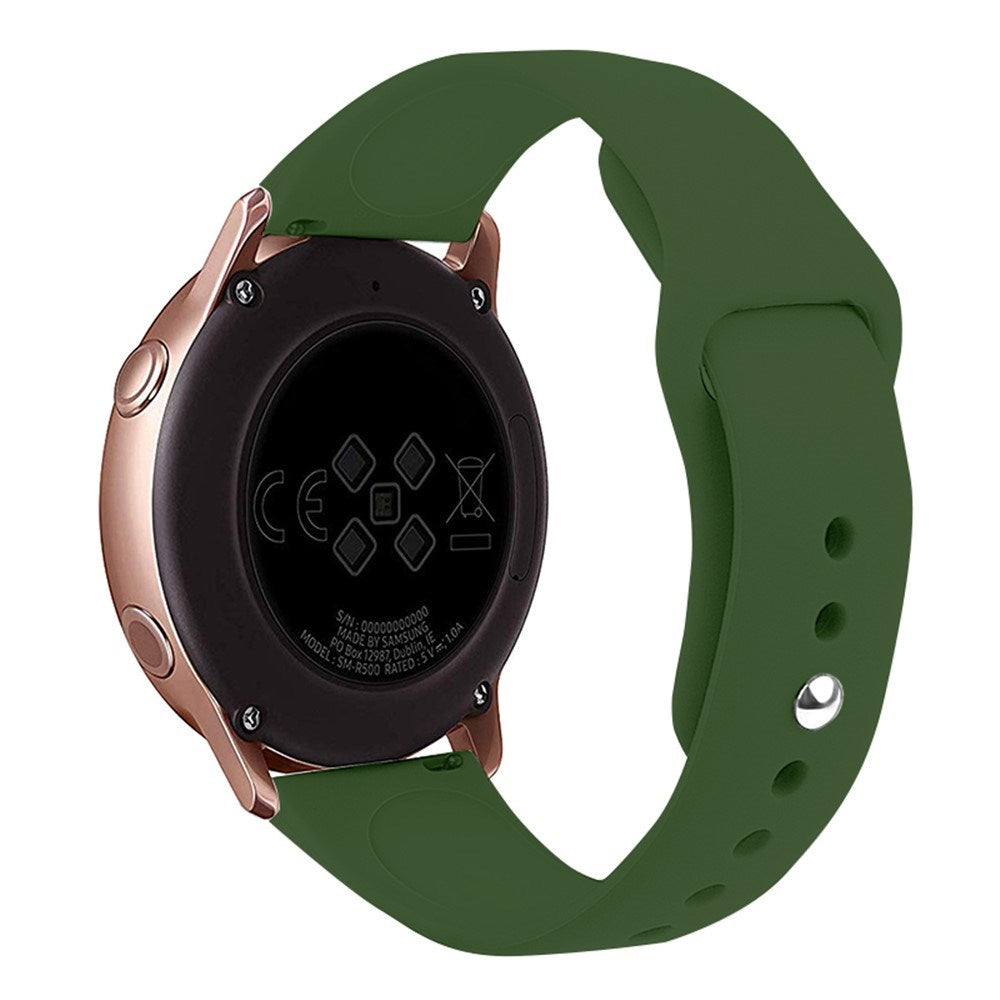 Huawei Watch GT 4 (41mm) / Garmin Venu 3S (18mm) Silikone Urrem - Grøn