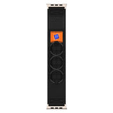 EIDERWOOD Apple Watch (42/44/SE/45/46/49mm) Nylon Rem - Sort
