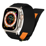 EIDERWOOD Apple Watch (42/44/SE/45/46/49mm) Nylon Rem - Sort