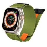 EIDERWOOD Apple Watch (42/44/SE/45/46/49mm) Nylon Rem - Grøn