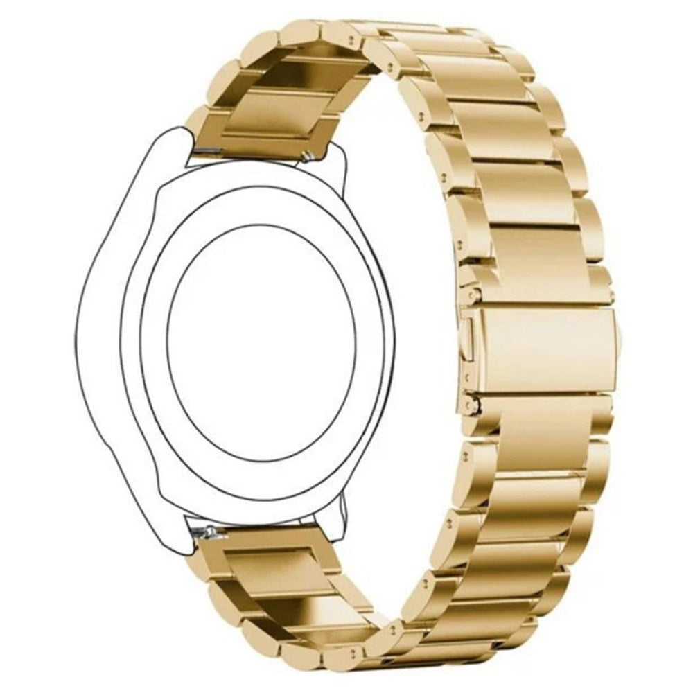 Universal 14mm Rustfri Stål Smartwatch Rem - Guld