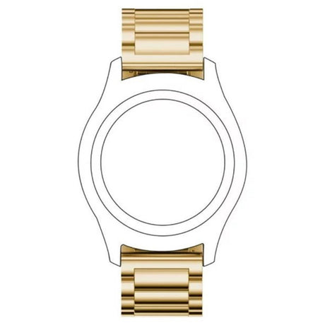 Universal 14mm Rustfri Stål Smartwatch Rem - Guld