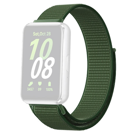 Samsung Galaxy Fit3 Nylon Velcro Rem - Grøn