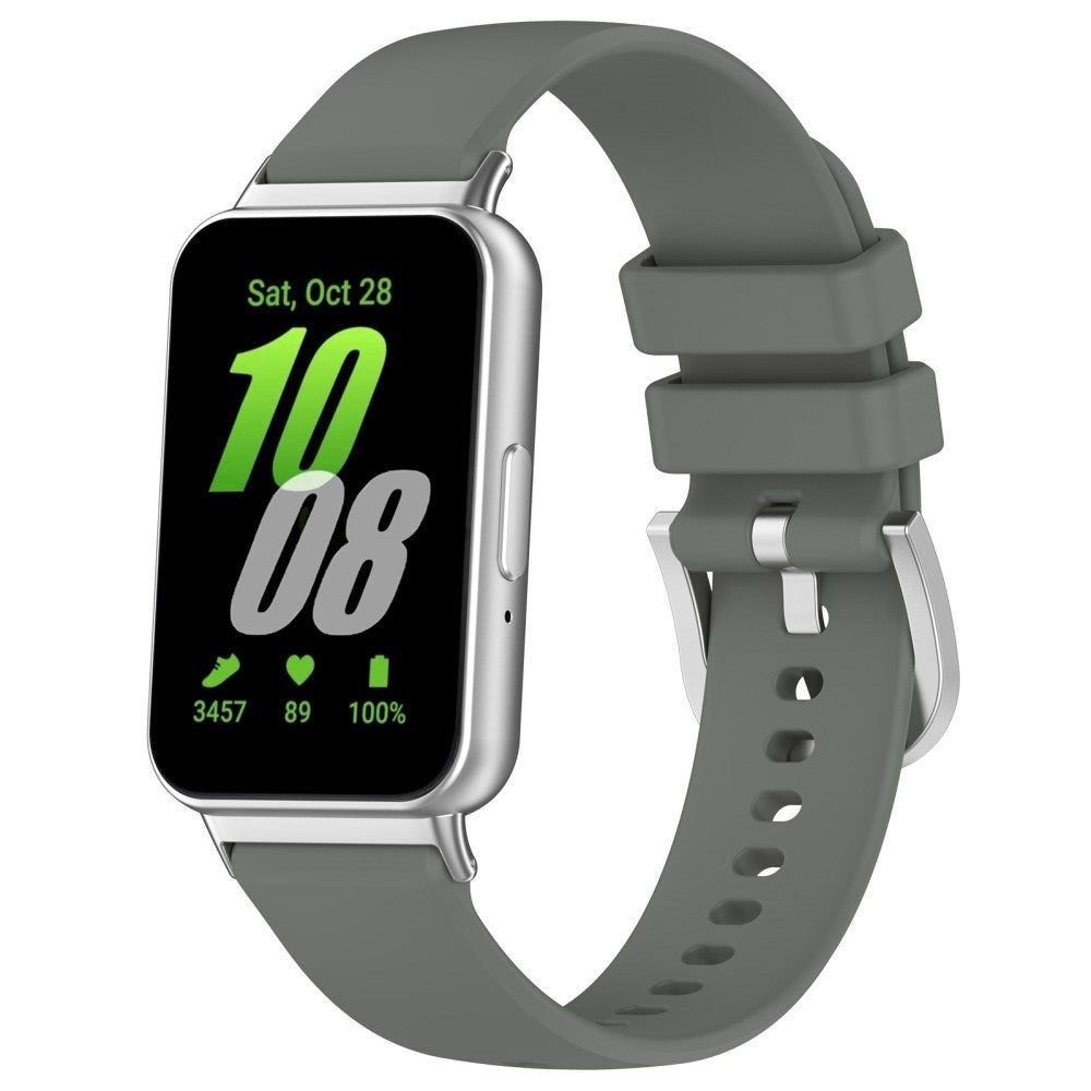 Samsung Galaxy Fit3 Silikone Smartwatch Silikone Rem - Mørkegrå