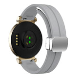 EIDERWOOD Garmin Lily 2 Magnetisk Silikone Urrem - Grå