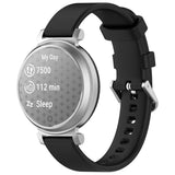 EIDERWOOD Garmin Lily 2 Silikone Urrem m. Metalspænde - Sort