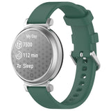 EIDERWOOD Garmin Lily 2 Silikone Urrem m. Metalspænde - Mørkegrøn