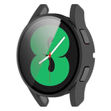 Samsung Galaxy Watch 4 (40mm) / FE (40mm) Hård Plastik Cover m. Indbygget Skærmbeskytter - Sort