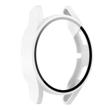 Samsung Galaxy Watch 4 (40mm) / FE (40mm) Hård Plastik Cover m. Indbygget Skærmbeskytter - Hvid