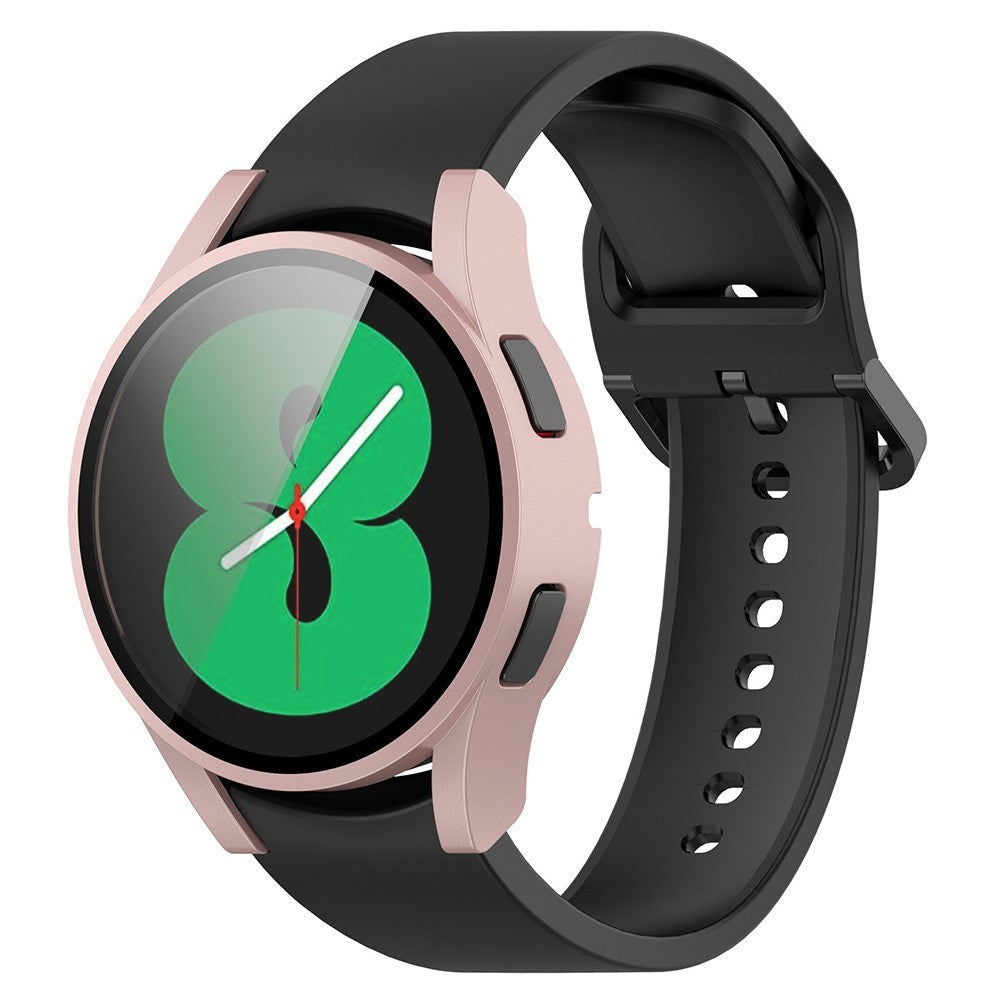 Samsung Galaxy Watch 4 (40mm) / FE (40mm) Hård Plastik Cover m. Indbygget Skærmbeskytter - Lyserød