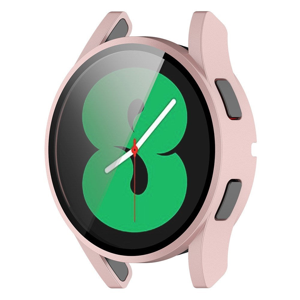 Samsung Galaxy Watch 4 (40mm) / FE (40mm) Hård Plastik Cover m. Indbygget Skærmbeskytter - Lyserød