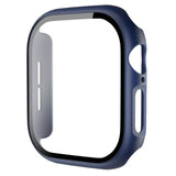 Apple Watch 10 (46mm) Hård Plast Case m. Indbygget Skærmbeskyttelse - Mørkeblå