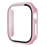 Apple Watch 10 (46mm) Hård Plast Case m. Indbygget Skærmbeskyttelse - Lyserød