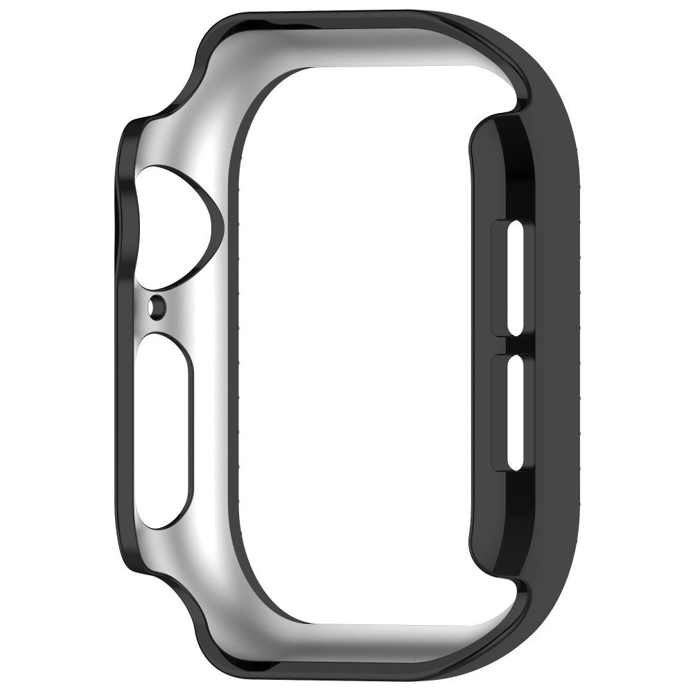 Apple Watch 10 (42mm) Hårdt Plast Cover m. Rhinsten - Sort / Rhinsten