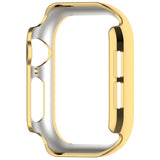 Apple Watch 10 (42mm) Hårdt Plast Cover m. Rhinsten - Guld / Rhinsten