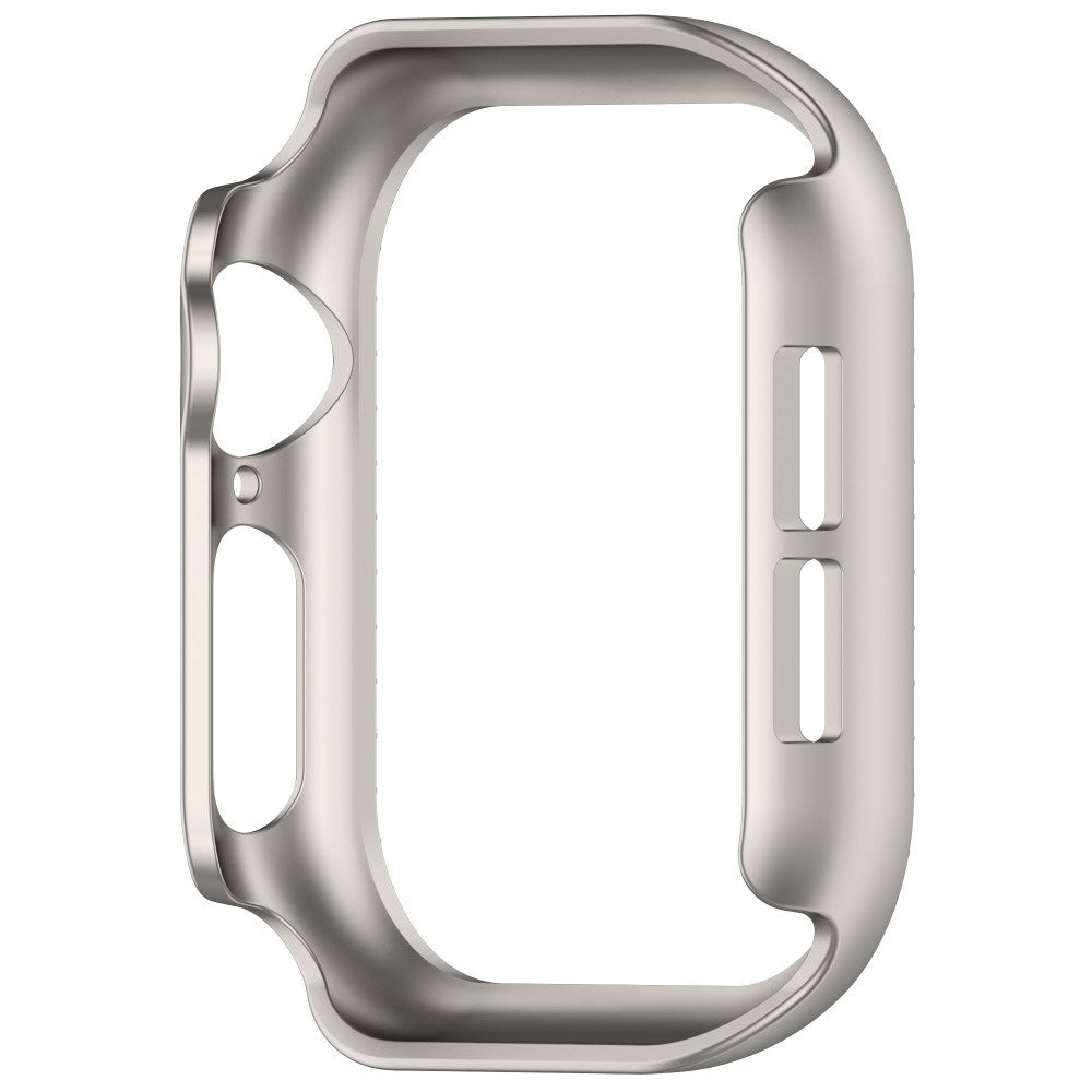 Apple Watch 10 (42mm) Hårdt Plast Cover m. Rhinsten - Grå / Rhinsten