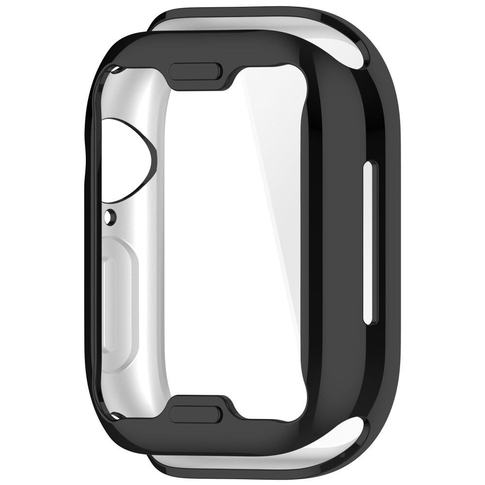 Apple Watch 10 (42mm) Fleksibelt Plast Cover - Inkl. Skærmbeskyttelse - Sort