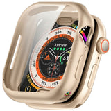 Apple Watch 11 / 10 (42mm) Fleksibelt Plast Cover - Inkl. Skærmbeskyttelse - Starlight