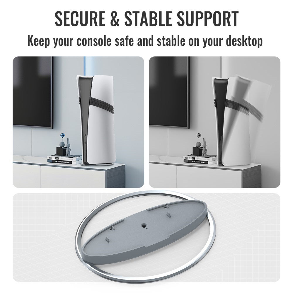 Standerstativ til PS5 / PS5 Pro / PS5 Slim - Grå