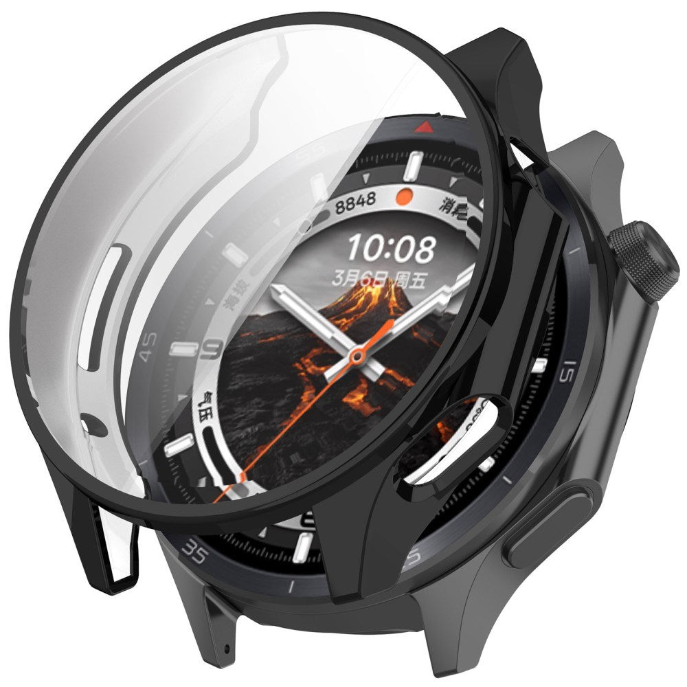 OnePlus Watch 3 - Plastik Cover m. Skærmbeskytter - Sort