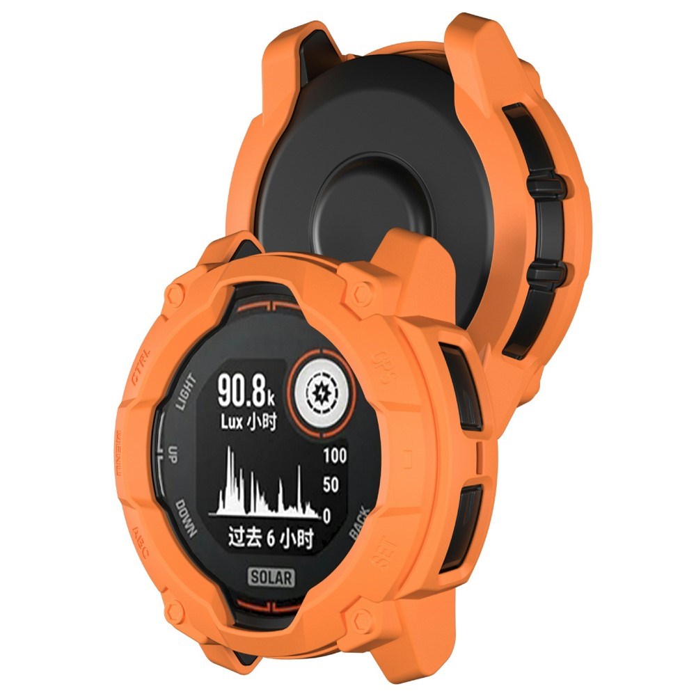 Garmin Instinct 3 Solar (50mm) - Rugged Plastik Cover - Orange