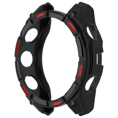 Garmin Tactix 8 Solar (51mm) - Bumper Plastik Cover - Sort / Rød
