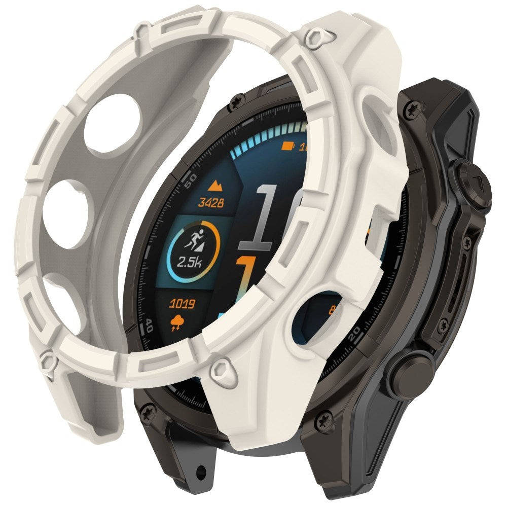 Garmin Tactix 8 Solar (51mm) - Bumper Plastik Cover - Hvid