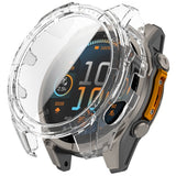 Garmin Tactix 8 AMOLED (51mm) - Hårdt Plastik Cover m. Beskyttelsesglas - Gennemsigtig