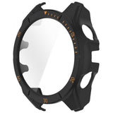Garmin Tactix 8 AMOLED (47mm) - Hårdt Plastik Cover m. Beskyttelsesglas - Sort / Orange