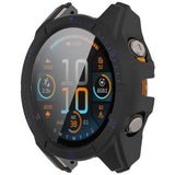 Garmin Tactix 8 AMOLED (47mm) - Hårdt Plastik Cover m. Beskyttelsesglas - Sort / Blå