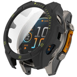 Garmin Tactix 8 AMOLED (47mm) - Hårdt Plastik Cover m. Beskyttelsesglas - Sort / Gul